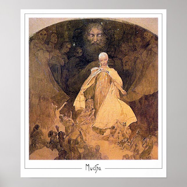 Alphonse Mucha Zedign Art Poster #328 (Vorne)