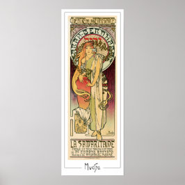 Alphonse Mucha Zedign Art Poster #329