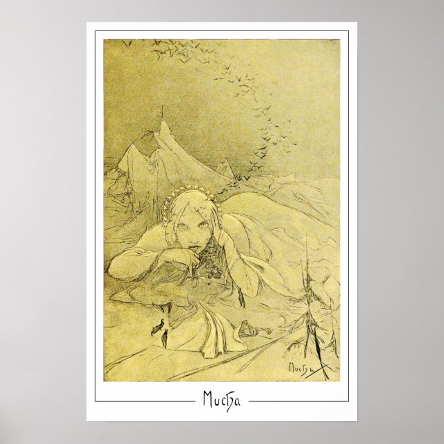 Alphonse Mucha Zedign Art Poster #372 (Vorne)