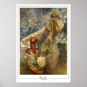 Alphonse Mucha Zedign Kunstposter #165 Poster