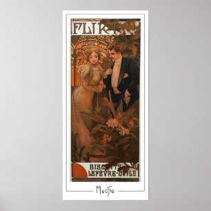 Alphonse Mucha Zedign Kunstposter #183 Poster