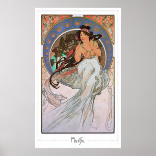 Alphonse Mucha Zedign Kunstposter #189 Poster
