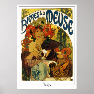 Alphonse Mucha Zedign Kunstposter #204 Poster