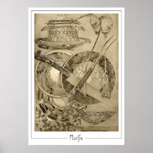 Alphonse Mucha Zedign Kunstposter #210 Poster