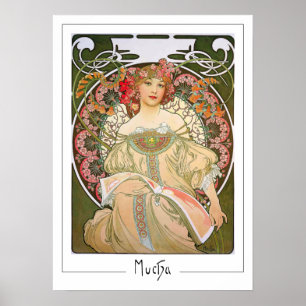 Alphonse Mucha Zedign Kunstposter #214 Poster