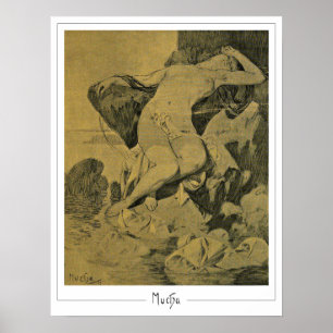 Alphonse Mucha Zedign Kunstposter #242 Poster