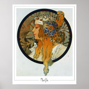 Alphonse Mucha Zedign Kunstposter #281 Poster