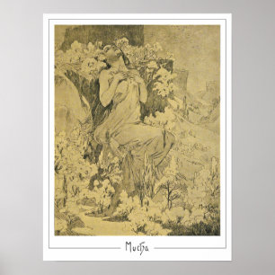 Alphonse Mucha Zedign Kunstposter #285 Poster