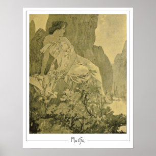 Alphonse Mucha Zedign Kunstposter #335 Poster