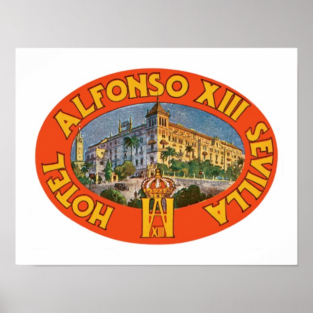 AlphonsoXIII Sevilla Poster (Vorne)