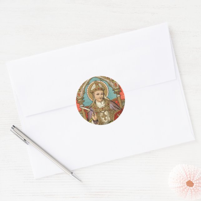 Alphonsus Liguori (VVP 005) Runder Aufkleber (Umschlag)