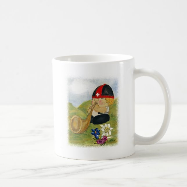 Alphorn Sepp Kaffeetasse (Rechts)
