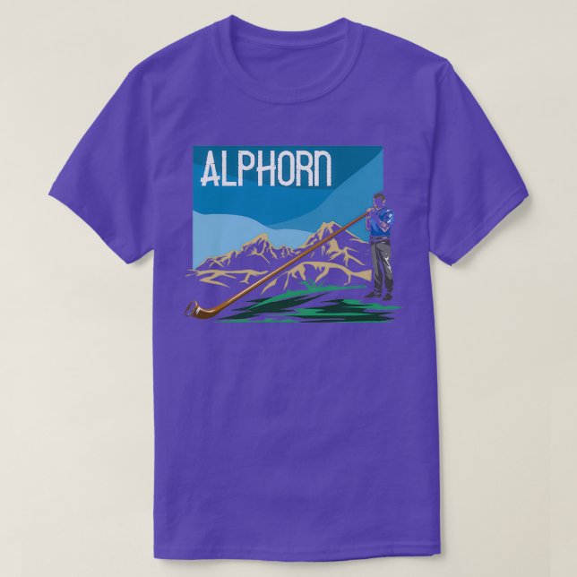 Alphorn T-Shirt (Design vorne)