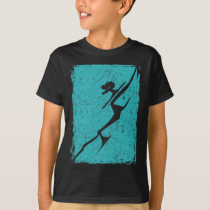 Alpin Ski abgelegene Piste Skifahren Skifahren T-Shirt