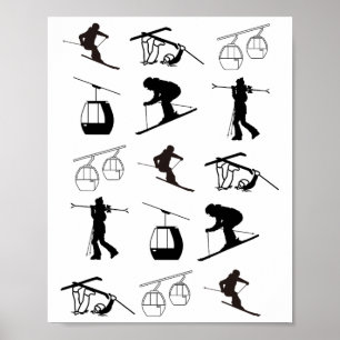 Alpin Ski Poster