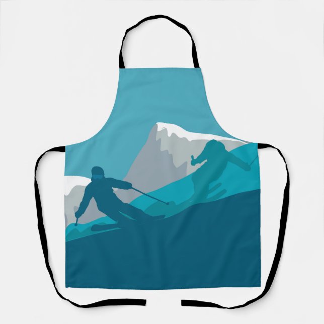 Alpin Skifahren Schürze (Vorderseite)