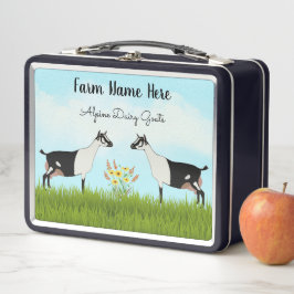 Alpine Dairy Goat Herd Metall Brotdose