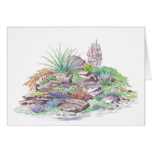 Alpine Garten-Landschaftsgestaltung