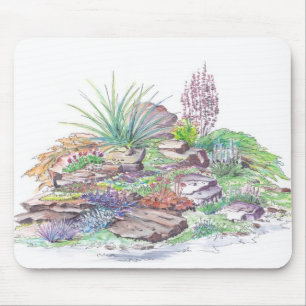 Alpine Garten-Landschaftsgestaltung Mousepad