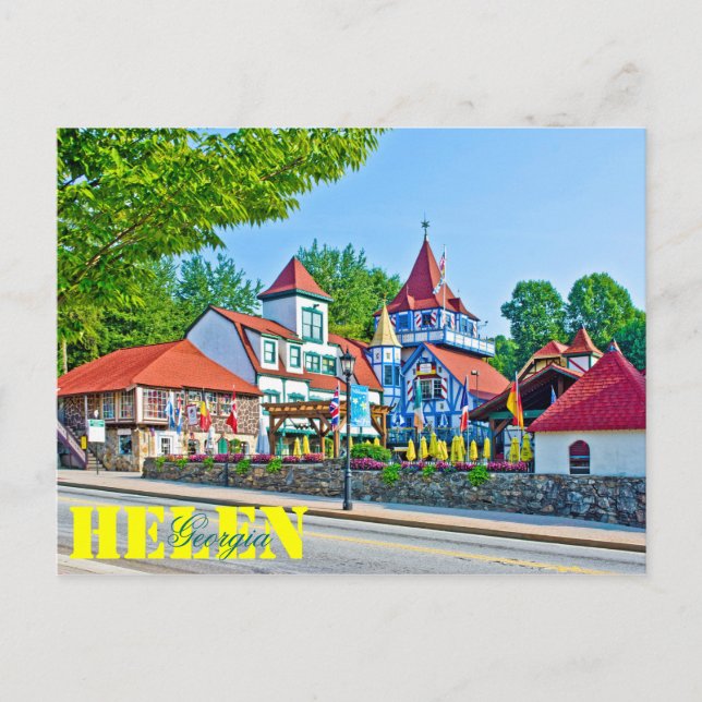 Alpine Helen, Georgia, USA. Postkarte (Vorderseite)