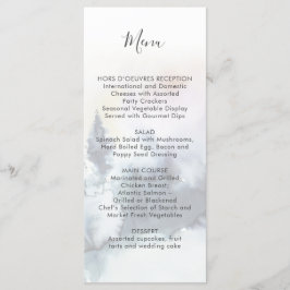 Alpine Hochzeit | Menükarte