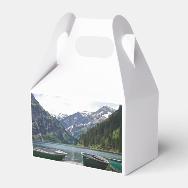 Alpine Lake Fotograf Geschenkschachtel (Rückseite)