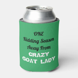 Alpine Milchziege - Crazy Goat Lady Aquamarin Dosenkühler