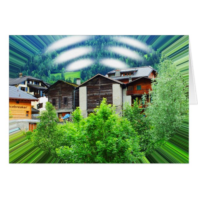 Alpine Moment Art Card (Vorderseite (Horizontal))