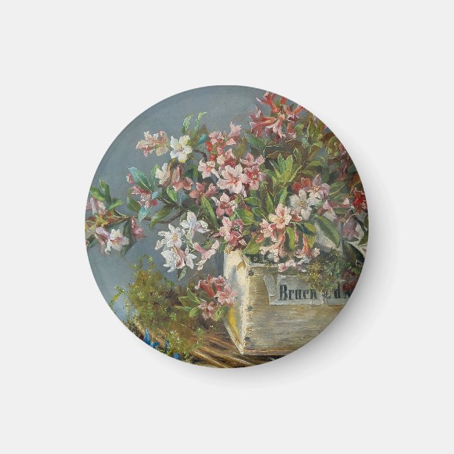 Alpine Rose in einer Windows Box - Andreas Lach Magnet (Vorne)