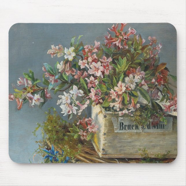 Alpine Rose in einer Windows Box - Andreas Lach Mousepad (Vorne)
