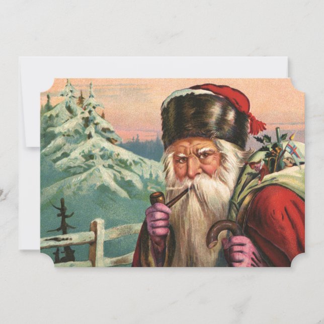 Alpine Santa Einladung (Vorderseite)