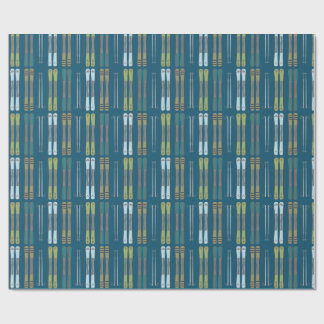 Alpine Ski Gift Wrap  Geschenkpapier