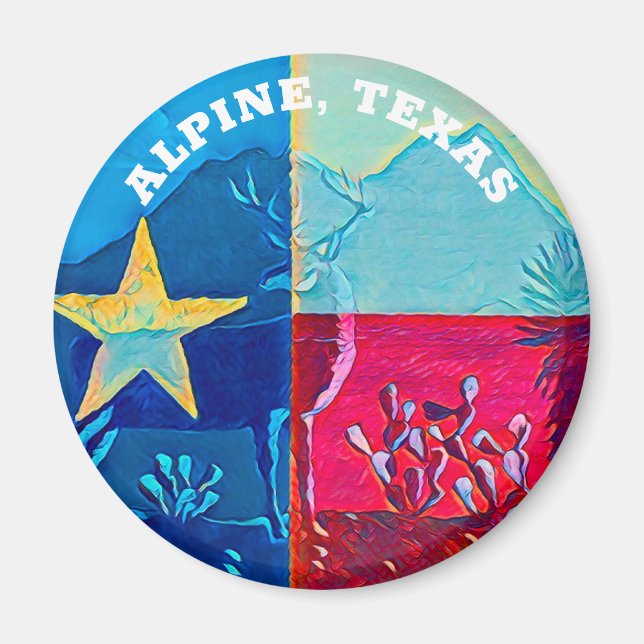 ALPINE, TX Magnet (Vorne)