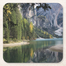 Alpiner See und Spiegelungen - Fotounterlage