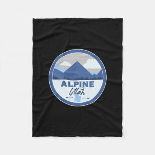 Alpines Utah Ut Berge Dge Wander Souvenir Fleecedecke