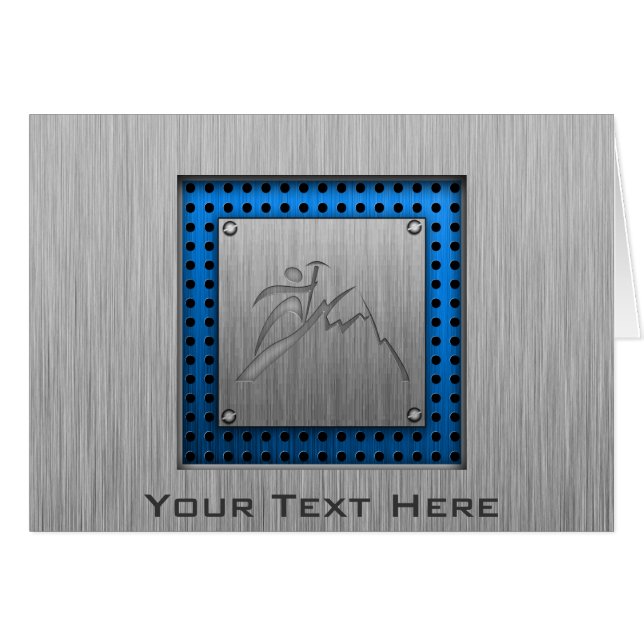 Alpinisme balayé de Métal-regard (Devant horizontal)