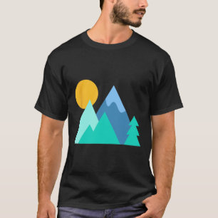 Alpinismus Alpen Vergissmeinnicht Skifahren Bergfl T-Shirt
