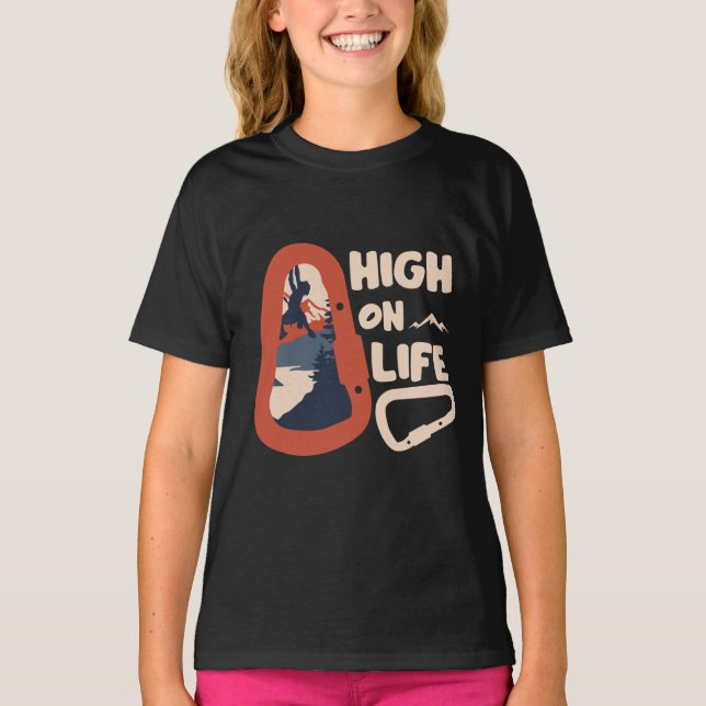 Alpinismus Hochgebirge T-Shirt (Vorderseite)