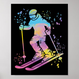 Alpinskifahrer Wintersport Skilanglauf _19 Poster