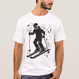 Alpinskifahrer Wintersport Skilanglauf _2 T-Shirt
