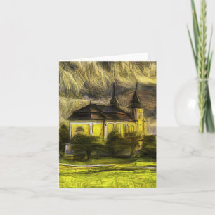 Alps Church Van Gogh Karte
