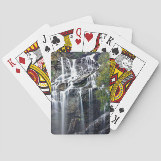 Alps Mountain Topwaterfall Spielkarten
