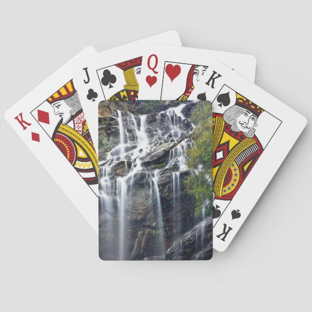 Alps Mountain Topwaterfall Spielkarten (Rückseite)