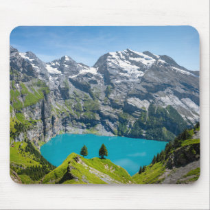 Alpsee Oeschinensee in der Schweiz Mousepad