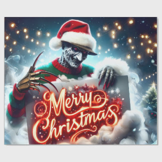 Alptraum Frohe Weihnachten Geschenkpapier
