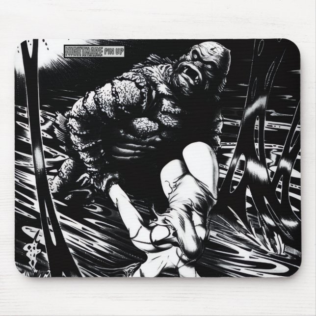 'ALPTRAUM' Horror-Comic-Mauspad  Mousepad (Vorne)