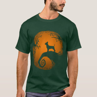 Alptraum vor Weihnachten Hund retro T-Shirt