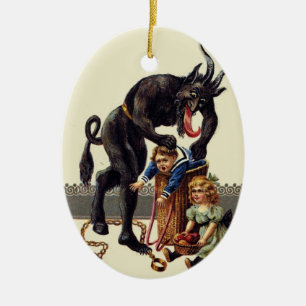 Alptraum Weihnachten Krampus Keramik Ornament