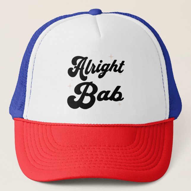 Alright Bab Truckerkappe (Vorderseite)