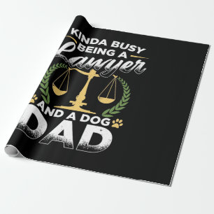 Als Anwalt und Vater Geschenkpapier